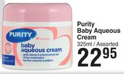 Purity Baby Aqueous Cream Assorted-325ml