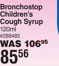 Bronchostop Children's Cough Syrup-120ml