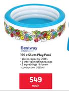Bestway 196 x 53cm Play Pool-Each