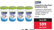 Blu 52 All In One Pool Solution 4 Pack-1.2Kg Per Pack