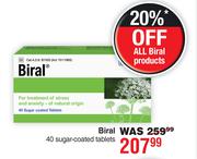 Biral 40 Sugar Coated Tablets