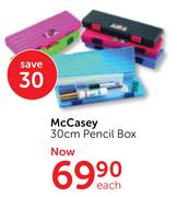 McCasey 30cm Pencil Box-Each