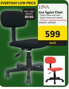 Linx Lira Typist Chair 460523, 460520-Each