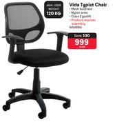 Vida Typist Chair 454994-Each