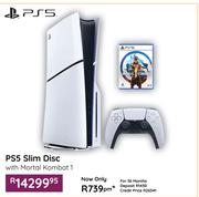 PS5 Slim Disc With Mortal Kombat 1