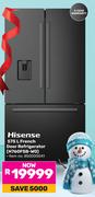 Hisense 575L French Door Refrigerator H760FSB-WD (850000041)