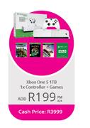 Xbox One S 1TB 1 x Controller + Games