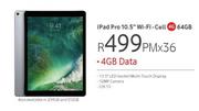 Apple iPad Pro 10.5" WiFi Cell 4G 64GB-On 4GB Data