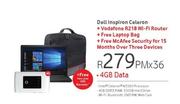 Dell Inspiron Celeron-On 4GB Data