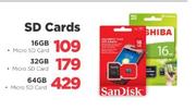 Sandisk/Toshiba 64GB Micro SD Cards
