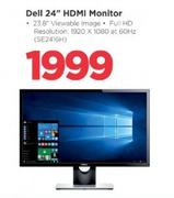 Dell 24” HDMI Monitor