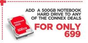 500GB Notebook Hard Drive For Connex Deals
