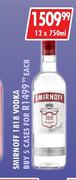 Smirnoff 1818 Vodka-12 x 750ml
