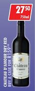 Chateau D'Amour Dry Red-750ml