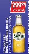 Savanna Dry (Non Returnable Bottles)-24 x 330ml