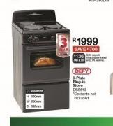 Defy 3 Plate Plug In Stove 
