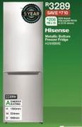 Hisense Metallic Bottom Freezer Fridge