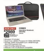 Connex Intel Atom Notebook With Bag