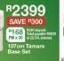 Technisleep 107cm Tamara 3 Quarter Base Set