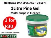 Pine gel Multi Purpose Cleaner-For 3 x 1Ltr