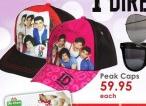 One Direction Peak Caps-Each