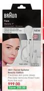Braun Facial Epilator Beauty Edition S831