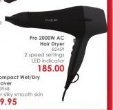 D-Quip Pro 2000W AC Hair Dryer