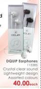 DQUIP Earphones-Each