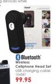 Bluetooth Wireless Cellphone Head Set