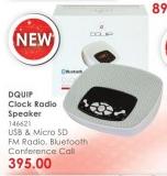 DQUIP Clock Radio Speaker