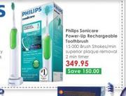 Philips Sonicare Power-Up Rechargeable Toothbrush