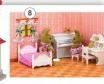 Original Sylvanian Families Girl's Bedroom Set