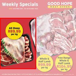 Good Hope Meat Hyper : Specials (13 October - 16 October 2021), page 1