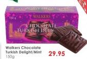 Walkers Chocolate Turkish Delight/Mint-150g