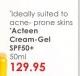 Bionike Acteen Cream Gel SPF 50+-50ml