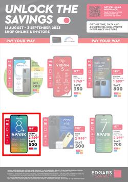 Edgars Mobile : Unlock The Savings (15 August - 03 September 2023), page 2