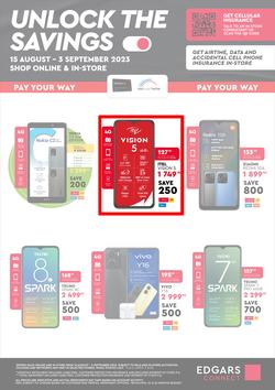 Edgars Mobile : Unlock The Savings (15 August - 03 September 2023), page 2