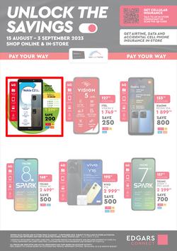 Edgars Mobile : Unlock The Savings (15 August - 03 September 2023), page 2