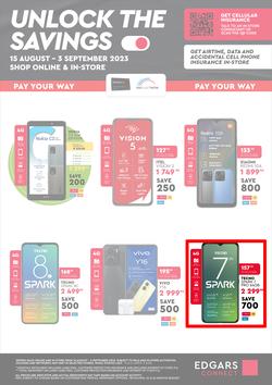 Edgars Mobile : Unlock The Savings (15 August - 03 September 2023), page 2