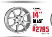 TSH 14" Blast Wheels-Per Set Of 4