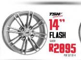 TSH 14" Flash Wheels-Per Set Of 4