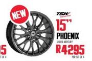 TSH 15" Phoenix Wheels-Per Set Of 4