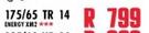 Michelin 175/65 TR 14 Energy XM2 Tyre-Each