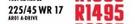 Yokohama 225/45 WR 17 Tyre-Each