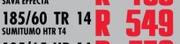 Sumitumo HTR 14 185/60 TR 14 Tyre-Each