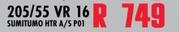 Sumitumo HTR A/S P01 205/55 VR 16 Tyre-Each