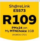 0MTN Sharelink E5573 LTE-On My MTNChoice 1GB