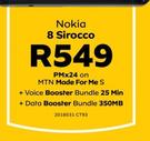 Nokia 8 Sirocco LTE-On MTN Made For Me S Free Cover
