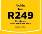 Nokia 6.1 LTE-On MTN Made For Me S