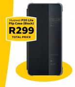 Huawei P20 Lite Flip Case Black